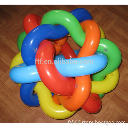 Inflatable knot giant ball, inflatable christmas ornaments ball
